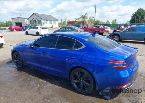 2023 Genesis G70 2.0T Awd из США, поврежденный, VIN KMTG34TA2PU115639